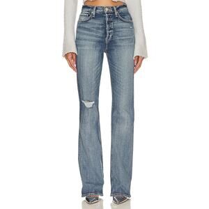 Hudson 'Faye' Blue Ultra High Rise Flare Denim Jeans Size 26